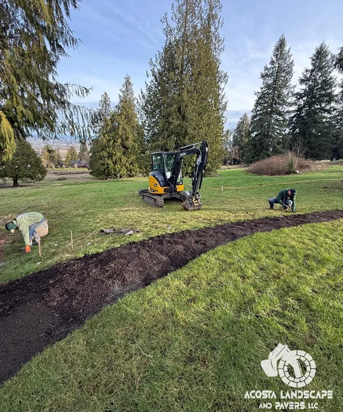 Multi-Tiered Patio, Fire Pit & Integrated Outdoor Living Design in Bothell 